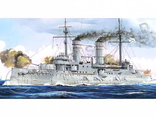Склеиваемая пластиковая модель корабля Russian Navy Tsesarevich Battleship 1917. Масштаб 1:350