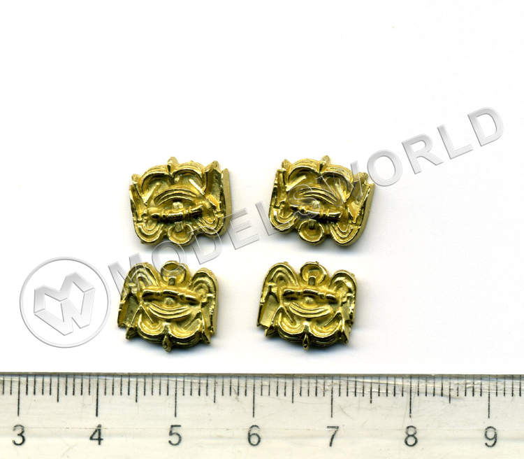 Декоративный элемент, 10 мм, металл 1 шт. - фото 1