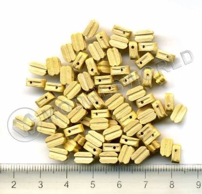 Блок одношкивный, самшит, 7 мм, 10 шт