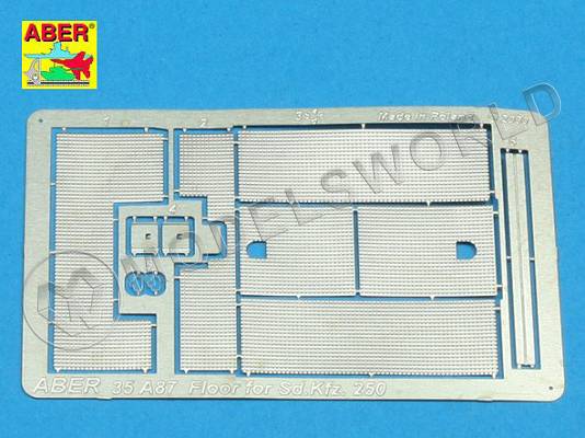 Фототравление Floor for Sd.Kfz 250. Масштаб 1:35