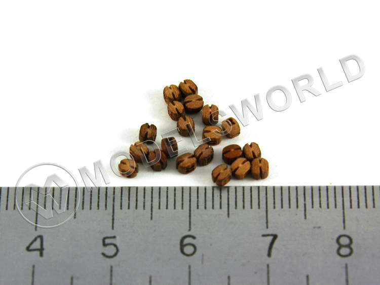 Блок двушкивный 2.5 мм, груша, 10 шт - фото 1