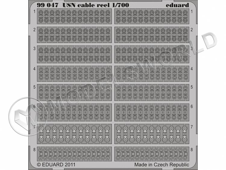 Фототравление USN брашпили. Масштаб 1:700 - фото 1