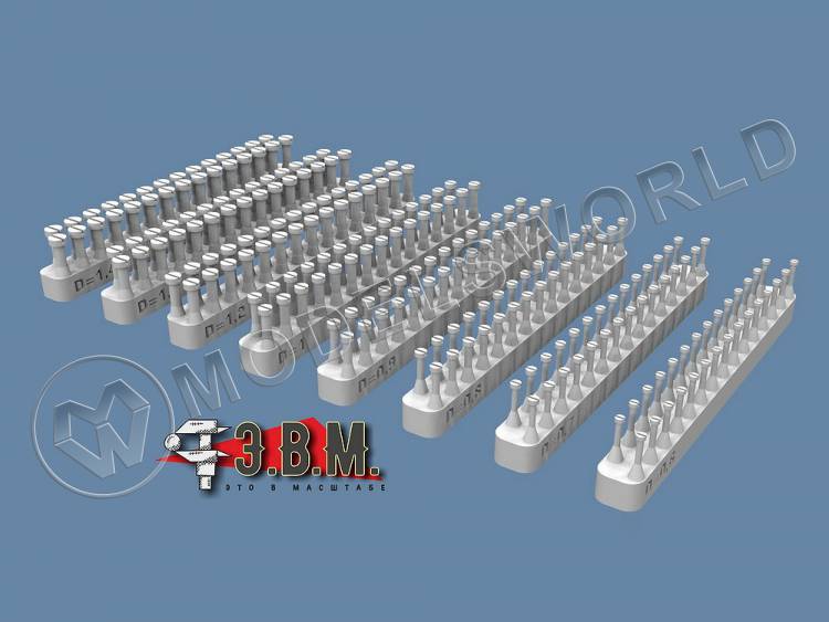 Винт с цилиндрической головкой D=1.4 мм - фото 1