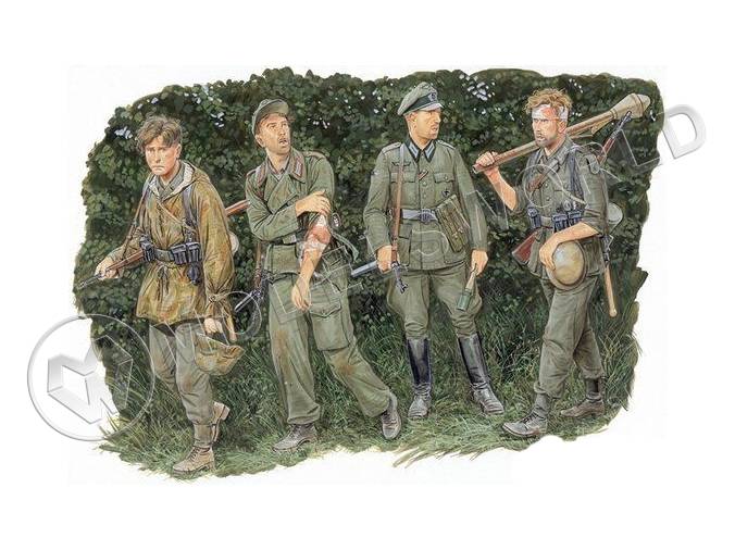 Фигуры Немецкие пехотинцы, Battle of the Hedgerows 1944. Масштаб 1:35 - фото 1