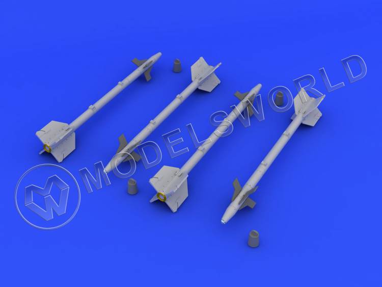 Комплект дополнений с фототравлением для модели AIM 9J Sidewinder. Масштаб 1:48 - фото 1