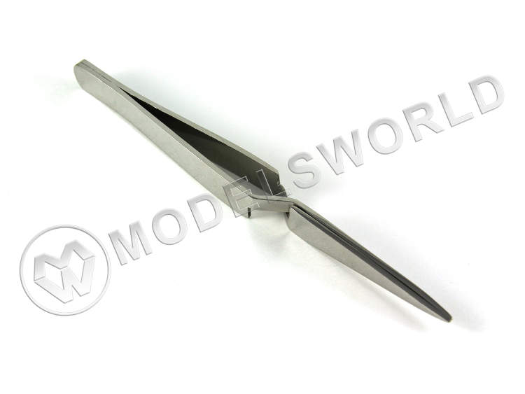 Пинцет Excel прямой самозажимной 12 см - фото 1