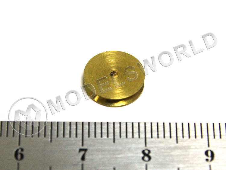 Шкив, латунь, 10 мм, 1 шт - фото 1