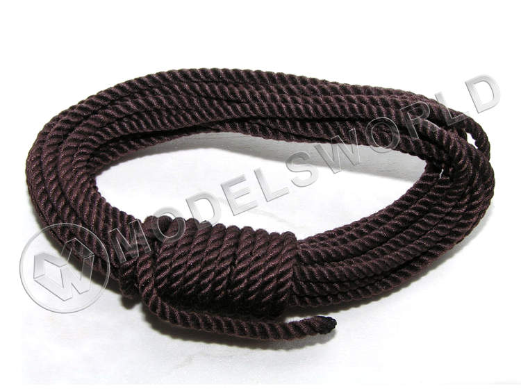 Снасть такелажная три стреньги, 102 нити, d=2.6 мм, 3 м - фото 1