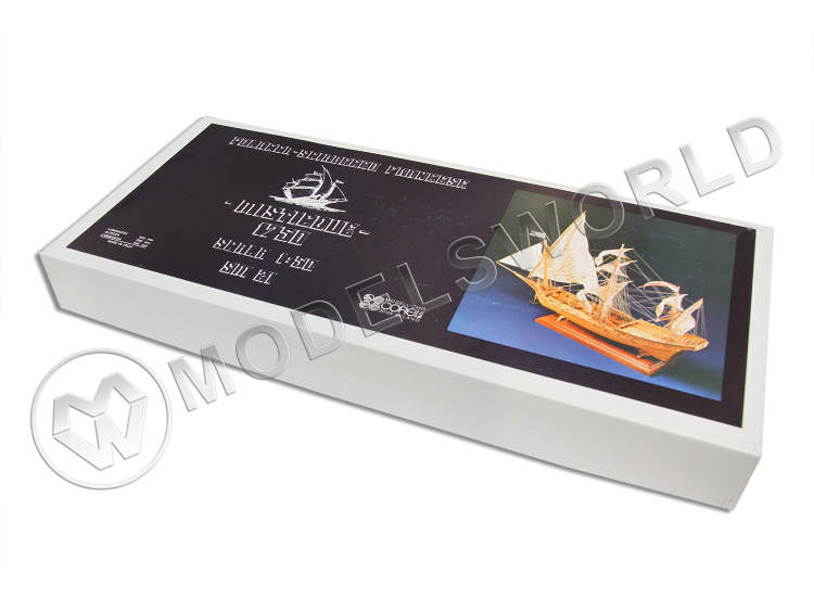 Набор для постройки модели корабля MISTICQUE французская шебека, 1750 г. Масштаб 1:50 Набор для постройки модели корабля MISTICQUE французская шебека, 1750 г. Масштаб 1:50 - фото 1