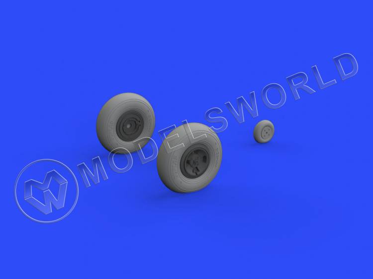 Дополнение для Spitfire Mk. IX колёса - 4-х спицевые, Revell. Масштаб 1:32 - фото 1