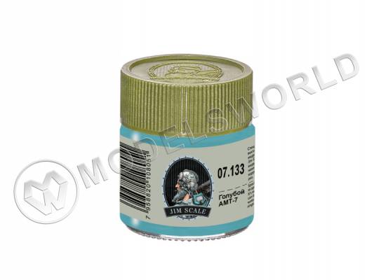 Спиртовая краска Jim Scale Голубой АМТ-7, 10 мл