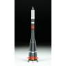 Склеиваемая пластиковая модель Ракета-носитель «Союз-2» с транспортным пилотируемым кораблем «Союз-МС» и транспортным грузовым кораблем «Прогресс». Масштаб 1:144