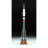 Склеиваемая пластиковая модель Ракета-носитель «Союз-2» с транспортным пилотируемым кораблем «Союз-МС» и транспортным грузовым кораблем «Прогресс». Масштаб 1:144