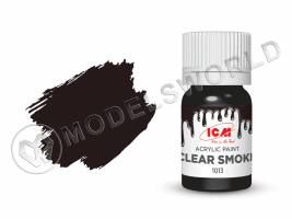 Акриловая краска ICM, цвет Прозрачный дым (Clear Smoke), 12 мл
