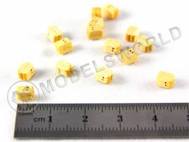 Блок двушкивный, самшит, 5 мм, 10 шт