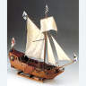 Набор для постройки модели бранденбургской вооруженной яхты YACHT DORO. Масштаб 1:50