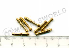 Пушка, черненая латунь, 15 мм, 2 шт