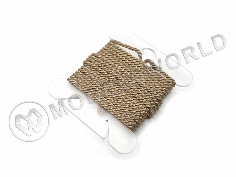 Снасть такелажная, трехпрядная, диаметр 1.3 мм, нить Tera 10, цвет 131, длина 1.2 м - фото 1