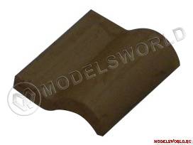 Черепица черная, масштаб 1:20, 150 шт.