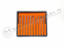 Набор алмазных боров, 10 шт