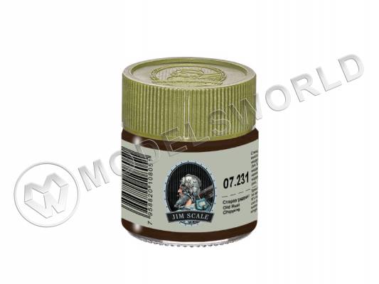 Спиртовая краска Jim Scale Старая ржавчина Old Rust (Chipping), 10 мл