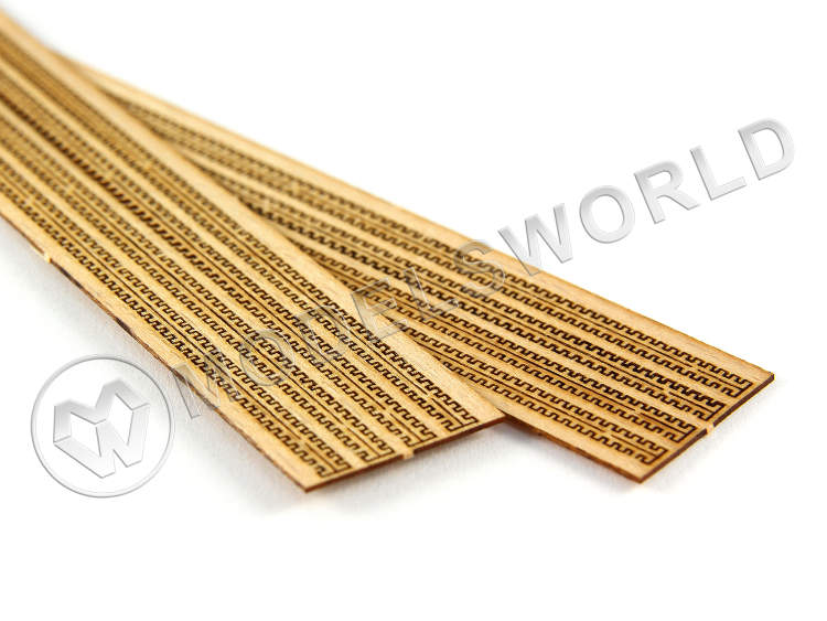 Рейки для решеток, бук, 150х0.6 мм, 8 шт - фото 1