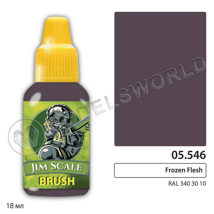 Акриловая краска под кисть Jim Scale Frozen Flesh, 18 мл - фото 1