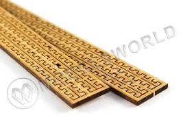 Рейки для решеток, бук, 300х2 мм, 4 шт