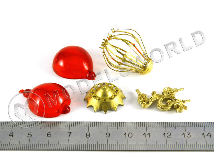 Кормовой фонарь, латунь и пластик, 35 мм, 1 шт - фото 1