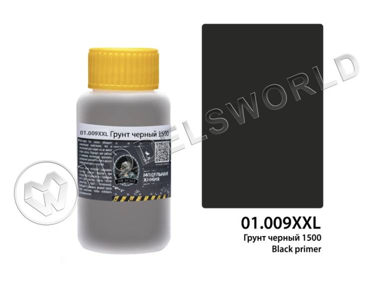 Грунт черный 1500 Black primer Jim Scale, 100 мл - фото 1