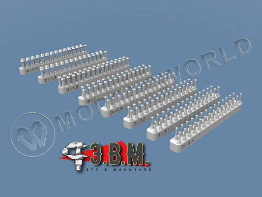 Винт со сферической головкой D=1.4 мм