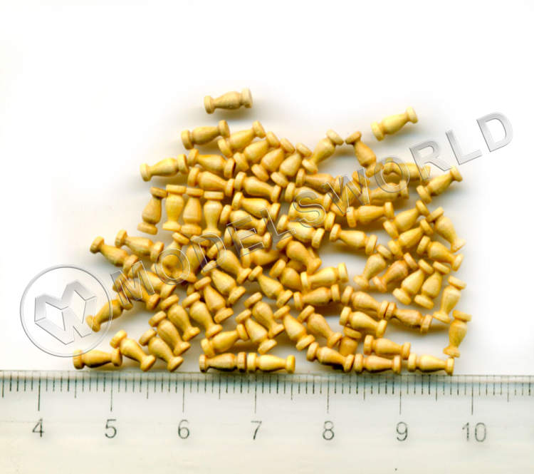 Пиллерсы, самшит, 6 мм, 10 шт - фото 1