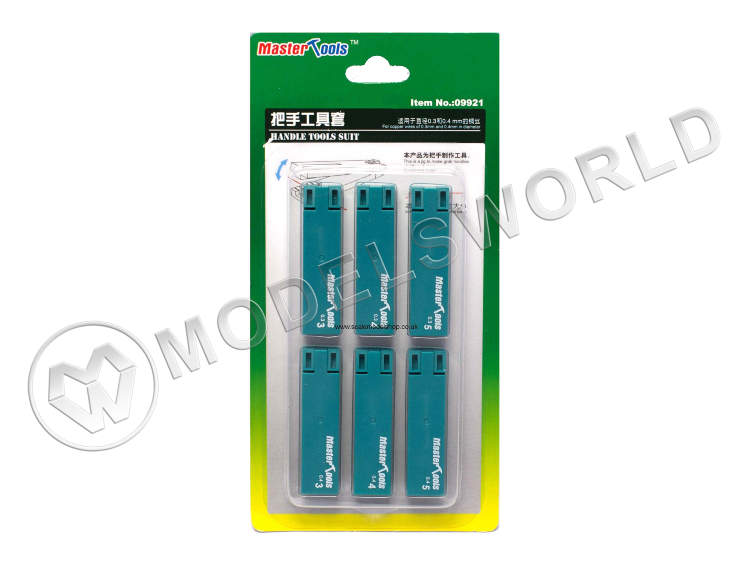 Набор из 6-ти приспособлений для сгибания проволоки в скобы - фото 1