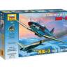 Склеиваемая пластиковая модель Советский истребитель МиГ-3. Масштаб 1:72
