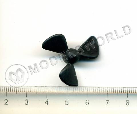 Винт нейлоновый трехлопастной правый, 30 мм, 1 шт