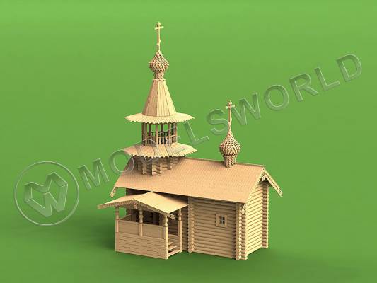 Набор для постройки модели Часовня (новая версия). Масштаб 1:60