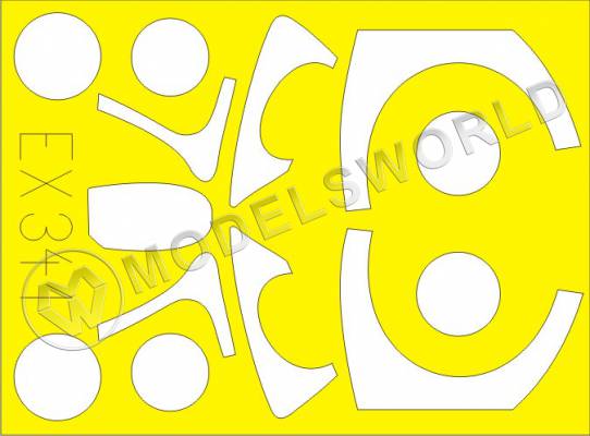 Окрасочная маска на YAK-38/38M, Hobby Boss, Масштаб 1:48