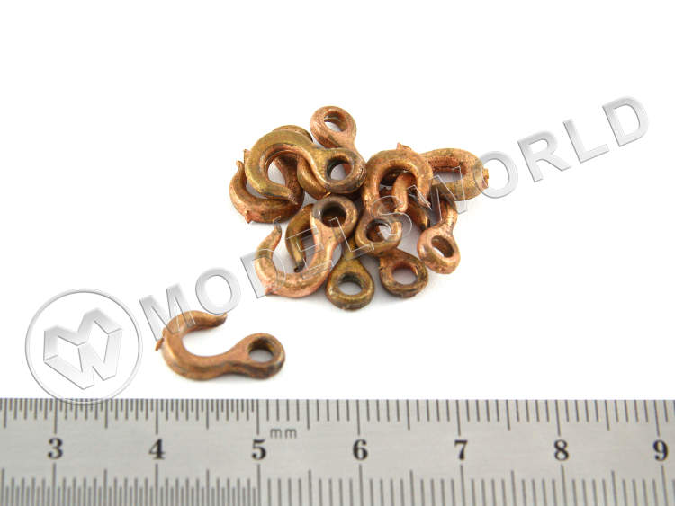 Гак. Отливка. Длинна 13.0 мм, 10 шт Гак. Отливка. Длинна 13.0 мм, 10 шт - фото 1