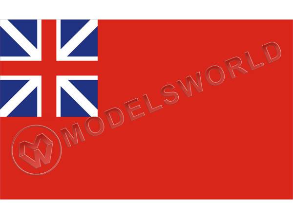 Британия на красном английском флаг. Размер 45х28 мм - фото 1