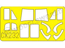 Набор окрасочных масок для UH-1B, Hobby Boss. Масштаб 1:72