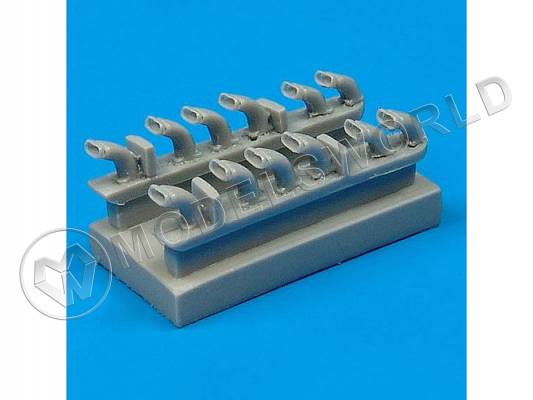 Конверсионный набор для модели Fw 190D-9 Exhausts, Tamiya. Масштаб 1:48