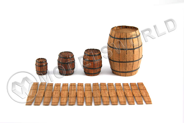 Сборная бочка 1:48 - фото 1