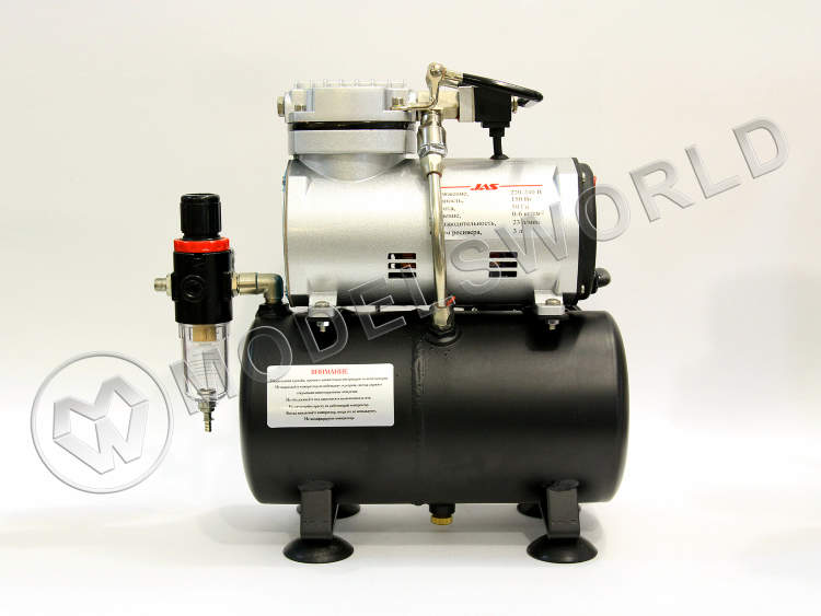 Компрессор JAS 1208 с регулятором давления, автоматика, два режима работы, ресивер Компрессор JAS 1208 с регулятором давления, автоматика, два режима работы, ресивер - фото 1