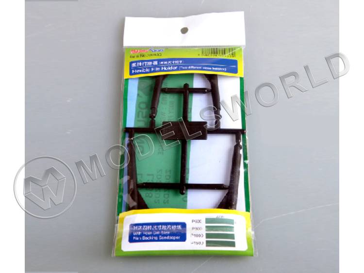 Шкурник Master Tools (2 размера), шлифовальные полоски в комплекте - фото 1