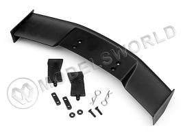 Антикрыло 1/10 пластик - (TYPE D / BLACK) + крепеж