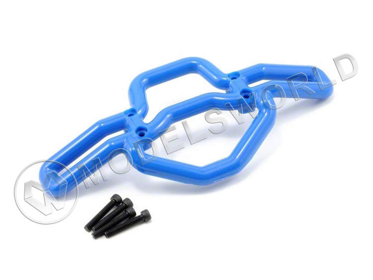 Передний усиленный бампер (синий) RPM 1/10 - фото 1