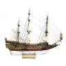 Готовая модель линейного корабля "Повелитель морей" в футляре. Масштаб 1:84