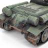Готовая модель Советская ПТ САУ Су-100 с пехотинцем в масштабе 1:35