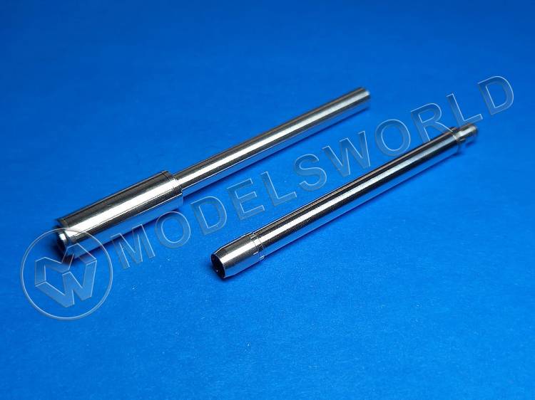 Металлическая 105 мм пушка L74 для шведского танка Strv 103, с нарезами и съемными шайбами  (для Trumpeter). 1:35 - фото 1