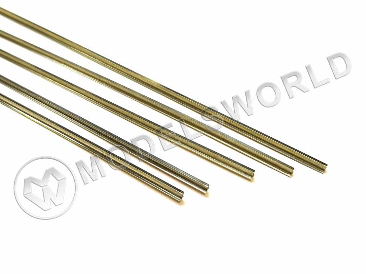 Рельс прямой светлый, длина 1 м. Масштаб H0 - фото 1